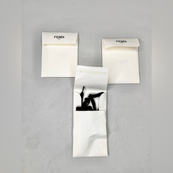 Authentic Fendi Rockoko Knit Leather Combat Boots Lace Up Size 7 - Picture 7 of 8